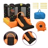 Image de Château Gonflable avec Toboggan Jardin Extérieur Arrière-cour Enfants Kit de Réparation Sac de Transport 210x280x170 cm PVC