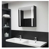 Image de Armoire de salle de bain à miroir LED 62x14x60 cm