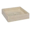 Image de Lavabo Crème 40x40x10 cm Marbre