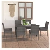 Image de 7-delige Tuinset poly rattan grijs3065702