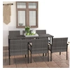 Image de 7-delige Tuinset poly rattan grijs3065715