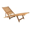 Image de Chaise longue Bois de teck solide