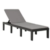 Image de Chaise longue avec coussin Plastique Anthracite315829