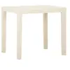 Image de Tuintafel 79x65x72 cm kunststof wit315844