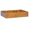 Image de Lavabo Bois de teck massif 50x35x10 cm