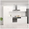 Image de 7-delige Keukenkastenset bewerkt hout wit3067631