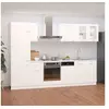 Image de 8-delige Keukenkastenset bewerkt hout wit3067639