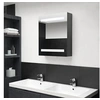 Image de Badkamerkast met spiegel en LED 50x14x60 cm grijs326482