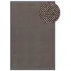 Image de Paillasson Touffeté Antidérapant Tapis de Porte Paillasson de Bienvenue Tapis de Sol Entrée Vestiaire Intérieur 120x180 cm Marron Foncé 326942