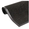 Image de Paillasson Touffeté Antidérapant Tapis de Porte Paillasson de Bienvenue Tapis de Sol Entrée Vestiaire Intérieur 60x150 cm Noir