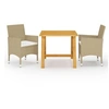 Image de 3-delige Tuinset beige3068685