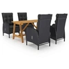 Image de Ensemble de Salle à Manger de Jardin 5 pcs Mobilier à Dîner d'Extérieur Mobilier de Repas de Terrasse Salon de Jardin 3068742