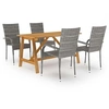 Image de 5-delige Tuinset grijs3068751