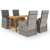 Image de 5-delige Tuinset grijs3068765