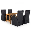 Image de 5-delige Tuinset zwart3068768