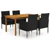 Image de 5-delige Tuinset zwart3067834