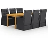 Image de Ensemble de Salle à Manger de Jardin 7 pcs Meubles de Repas de Terrasse Salon de Jardin Mobilier à Dîner de Patio 3067909