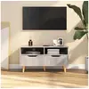 Image de Meuble TV gris béton 90x40x48,5 cm bois d'ingénierie326781