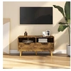 Image de Meuble TV chêne fumé 90x40x48,5 cm bois d'ingénierie326785