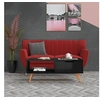 Image de Table basse Noir brillant 100x49,5x43 cm Bois d ingénierie