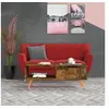 Image de Table basse Chêne fumé 100x49,5x43 cm Bois d ingénierie
