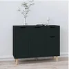 Image de Dressoir 90x30x72 bewerkt hout zwart326814