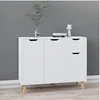 Image de Buffet blanc brillant 90x30x72 cm bois d'ingénierie326819