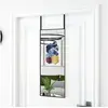 Image de Miroir de porte Noir 30x80 cm Verre et aluminium 327404