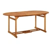 Image de Table à dîner de jardin 180x90x75 cm Bois d acacia solide