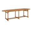 Image de Table à dîner de jardin 280x90x75 cm Bois d acacia massif