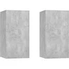 Image de meuble tv panneau et derivés de bois 30x30x60 gris beton, gris