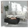 Image de Table basse Noir 85x55x31 cm Bois d ingénierie