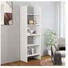 Image de Bibliothèque Blanc 60x35x180 cm Bois d'ingénierie