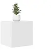 Image de Meubles TV muraux 2 pcs Blanc 30,5x30x30 cm