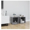 Image de Meubles TV 2 pcs gris béton 37x35x37 cm bois d'ingénierie