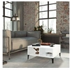 Image de Table basse blanc 60x60x30 cm bois d ingénierie