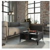 Image de Table basse gris brillant 60x60x30 cm bois d ingénierie