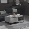 Image de Table basse gris béton 90x60x35 cm bois d ingénierie