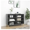 Image de Buffet Gris brillant 103,5x35x70 cm bois d ingénierie