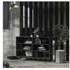 Image de Buffet gris brillant 103,5x35x70 cm bois d ingénierie