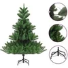 Image de Sapin de Noël Artificiel Nordmann Arbre de Noël Décoration de Vacances Jardin Patio Arrière-cour Extérieur Salon Vert 210 cm