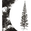 Image de Kerstboom smal 240 cm zwart329221