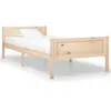 Image de Cadre de lit sans matelas bois de pin massif 90x200 cm