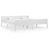 Image de Bedframe massief grenenhout wit 200x200 cm322109