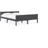 Image de Bedframe massief grenenhout grijs 120x200 cm322126