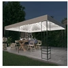 Image de Prieel met LED-lichtslinger 4x3x2,7 m wit3070307
