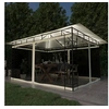 Image de Prieel met klamboe LED-lichtslinger 180 g/m² 4x3x2,73 m cràme3070315