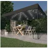 Image de Prieel met LED-lichtslinger 3x4 m antracietkleurig3070323