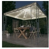Image de Prieel met LED-lichtslinger 300x300 cm cràmekleurig3070338