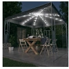 Image de Prieel met LED-lichtslinger 300x300 cm antracietkleurig3070339